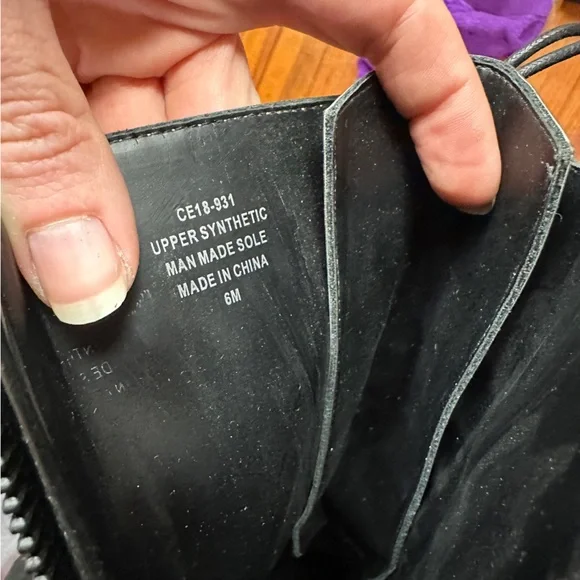 Rare boot metallic teal moonstone heel platform current mood rave festival edm - Picture 13 of 14